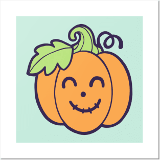 Happy Pumpkin Posters and Art